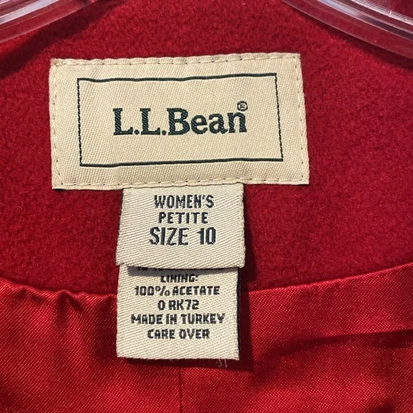LL Bean size 10 Petite Coat good condition - Picture 3 of 5